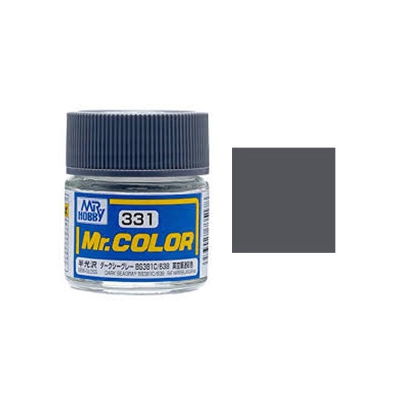 Mr.Color - C331 Dark Sea Grey BS381C/638 (Semi-Gloss) (10ml)
