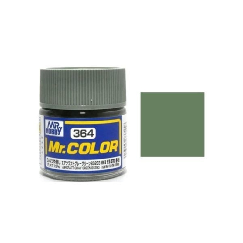 Mr.Color - C364 Aircraft Gray Green BS283 (Flat 75%) (10ml)