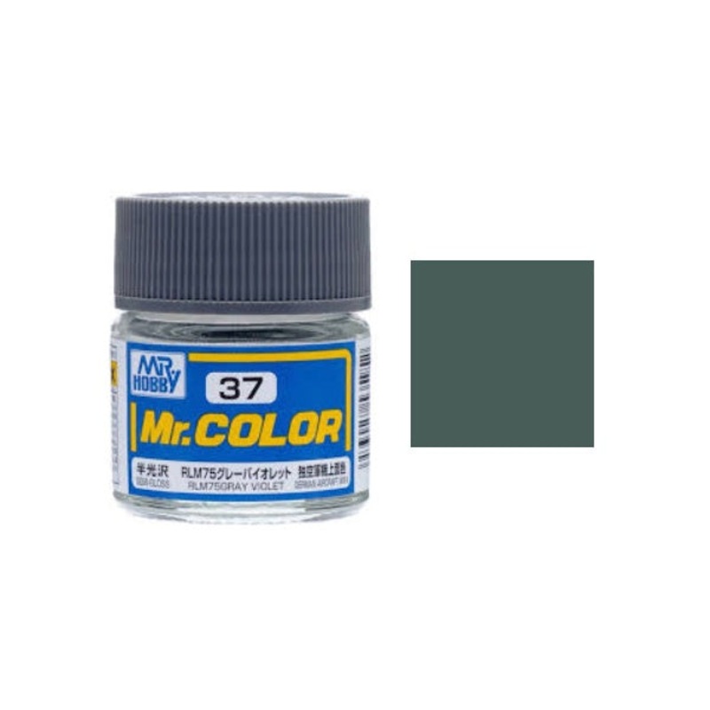 Mr.Color - C37 RLM75 Gray Violet (Semi-Gloss) (10ml)