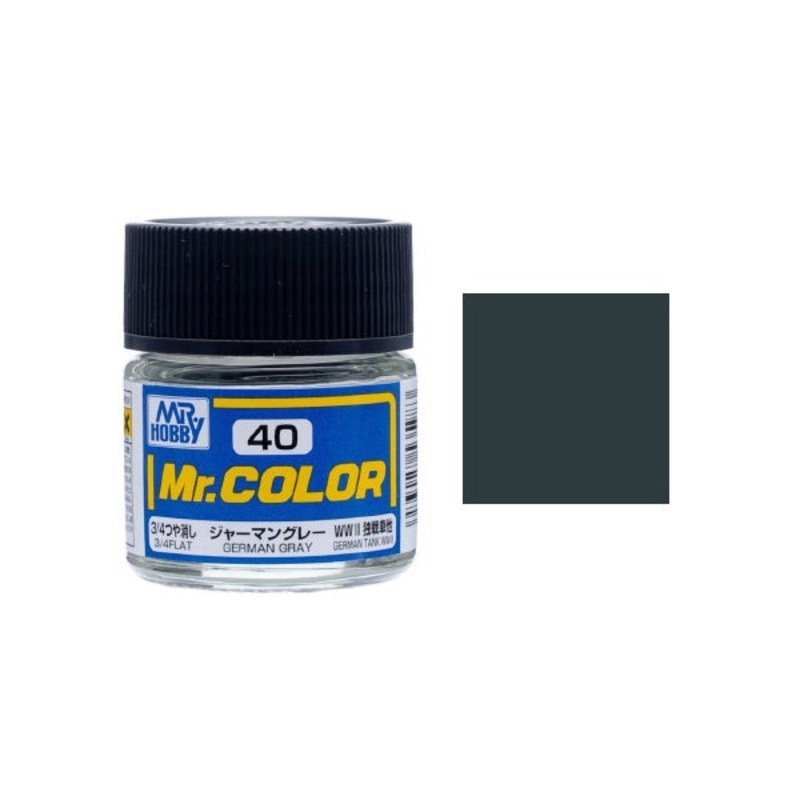 Mr.Color - C40 German Gray (Flat) (10ml)