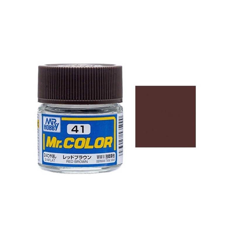 Mr.Color - C41 Red Brown (Flat) (10ml)