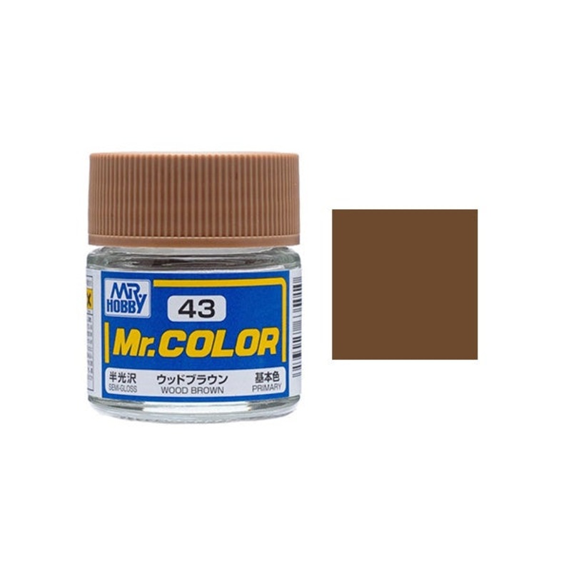 Mr.Color - C43 Wood Brown (Semi-Gloss) (10ml)