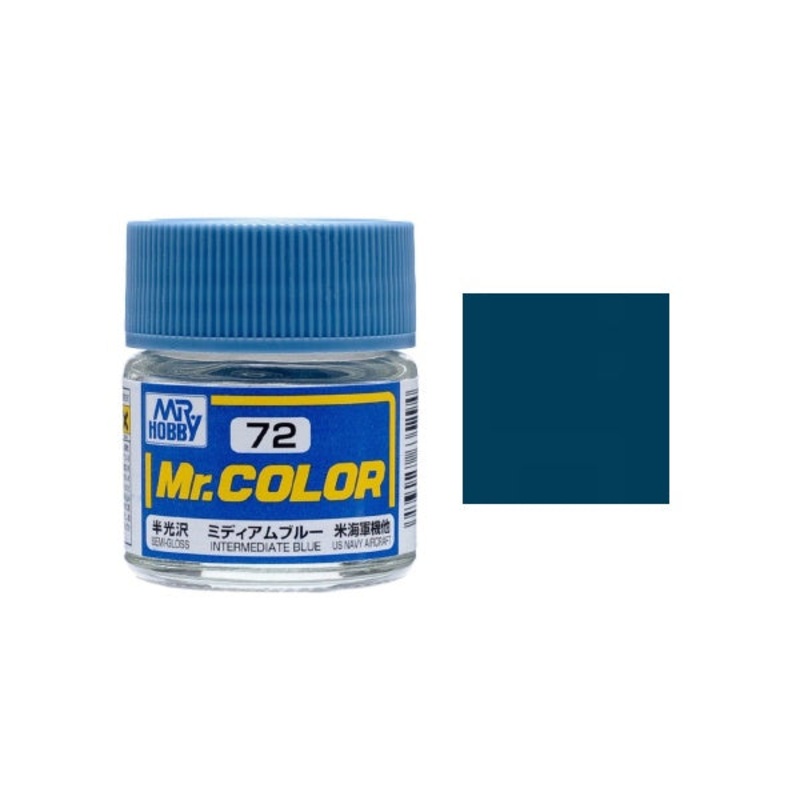 Mr.Color - C72 Intermediate Blue (Semi-Gloss) (10ml)