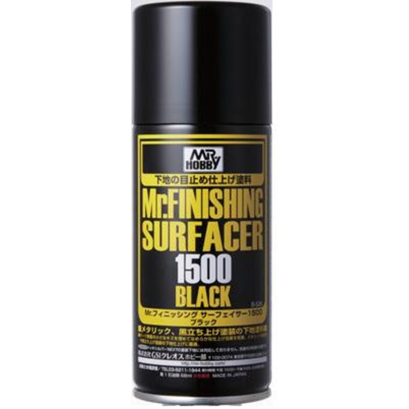 Mr.Hobby - Mr.Finishing Surfacer 1500 Black (170ml)