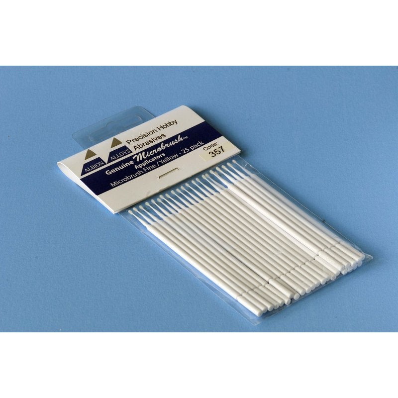 Albion Alloys - 357 Microbrush Superfine / White (25pk)