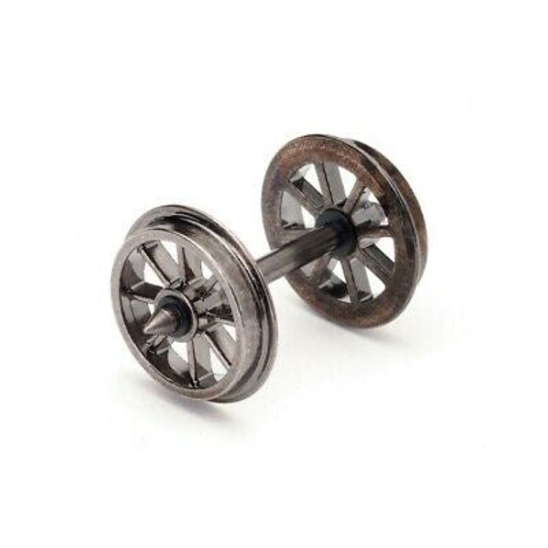 Hornby - 12.6mm Spoked Wheels Pack 10