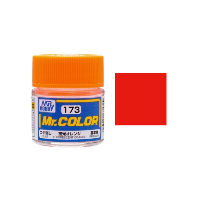 Mr.Color - C173 Flourescent Orange (Semi-Gloss) (10ml)