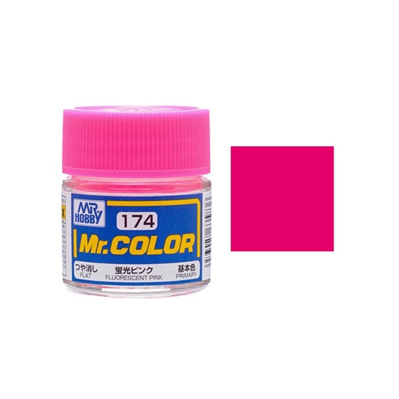 Mr.Color - C174 Flourescent Pink (Semi-Gloss) (10ml)