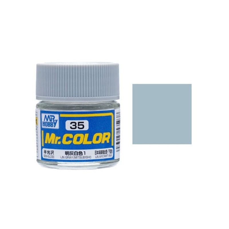 Mr.Color - C35 IJN Gray Mitsubishi (Semi-Gloss) (10ml)