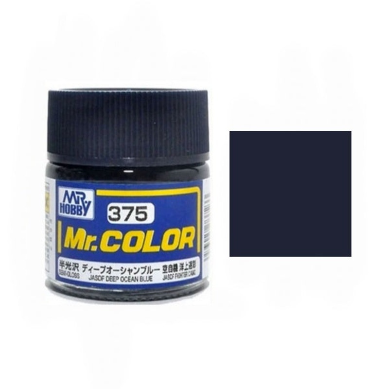 Mr.Color - C375 Deep Ocean Blue JASDF (Semi-Gloss) (10ml)
