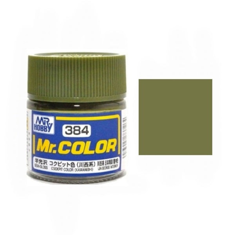 Mr.Color - C384 Cockpit Color (KAWANISHI) (Semi-Gloss) (10ml)