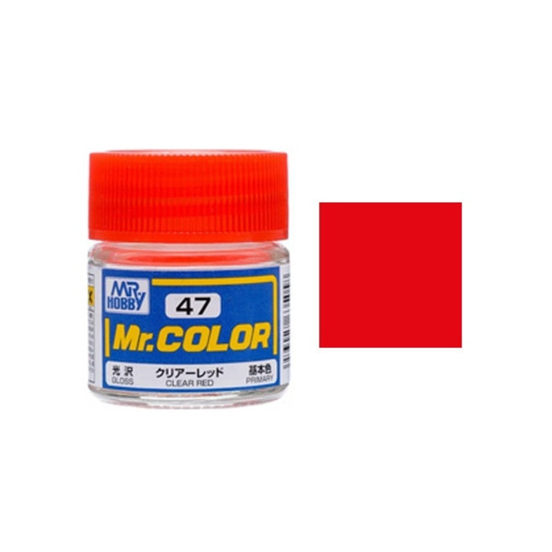 Mr.Color - C47 Clear Red (Gloss) (10ml)