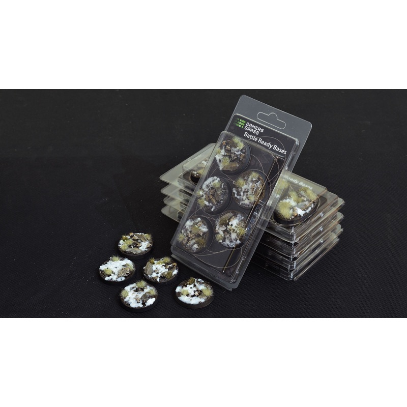 Gamers Grass - Winter Bases Round 40mm (x5)