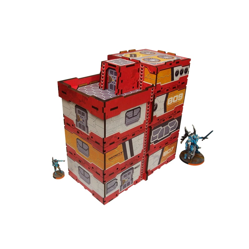Micro Art Studio - District 5 Apartment 1 PREPAINTED (H00096 Red)