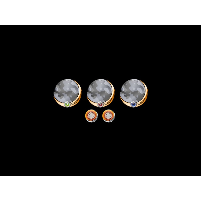 Micro Art Studio - Infinity Tokens Camo Metro 40mm (5pc) P00103