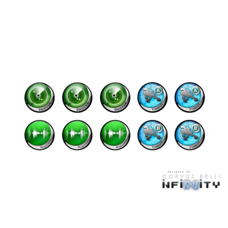 Micro Art Studio - Infinity Tokens Equipment 01 (10pc) P00112