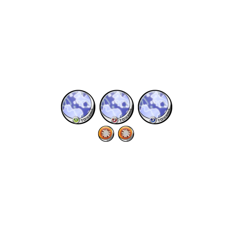 Micro Art Studio - Infinity Tokens TO-Camo Blue 40mm (5pc) P00105