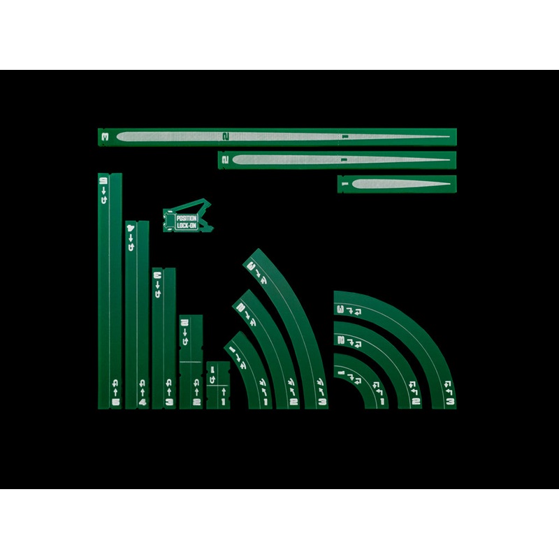 Micro Art Studio - Space Fighter Maneuver Tray 2.0 - Emerald (P00224)