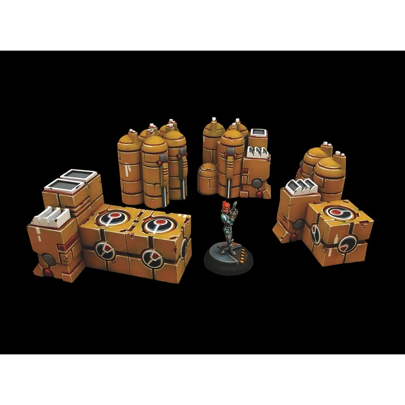 Micro Art Studio - TauCeti Cargo Crates set 1 (4pc) T00084