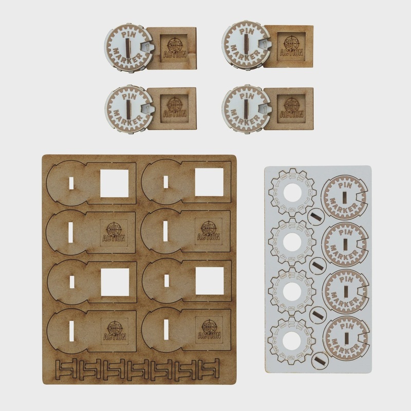 Warlord - Bolt Action  Unit Pin Markers (MDF)