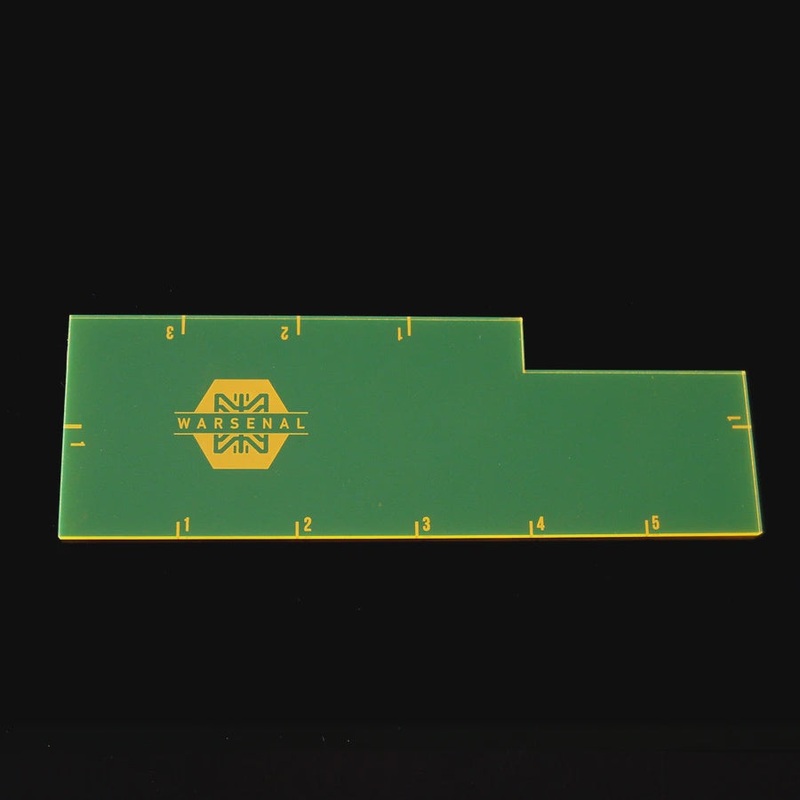 Warsenal - Infinity 6x4x2 Measurement Tool - Fluorescent Yellow