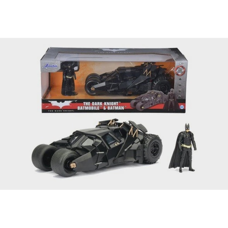 Jada - 1/24 Batmobile 2008 - The Dark Night w/ Figure (Hollywood Rides)