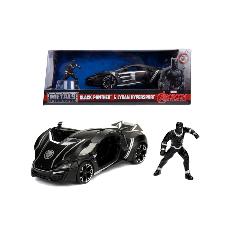 Jada - 1/24 Black Panther & Lykan Hypersport (Marvel)