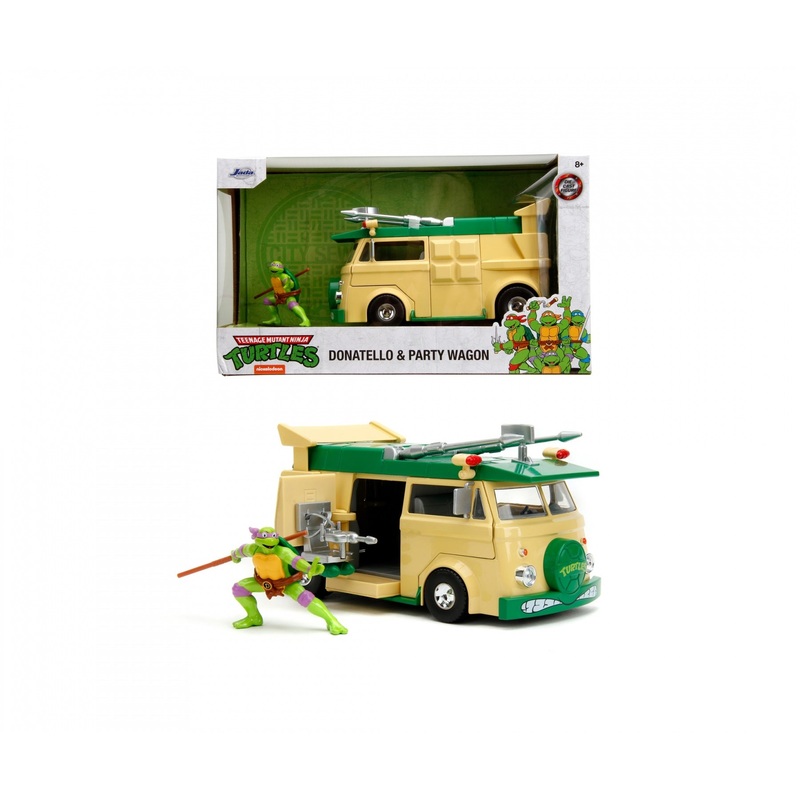 Jada - 1/24 Donatello & Party Wagon (Hollywood Rides)