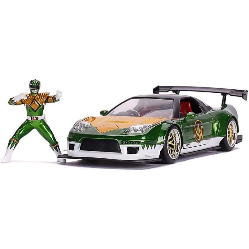 Jada - 1/24 Green Power Ranger & Honda NSX Type-R (2002) (Hollywood Rides)