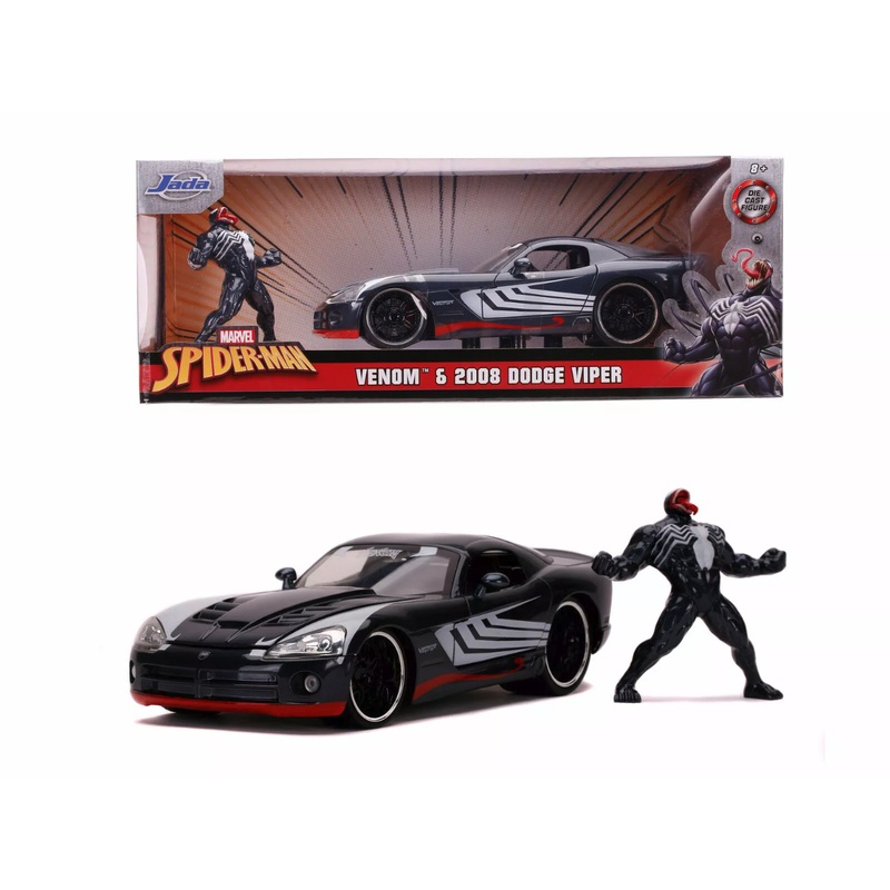 Jada - 1/24 Venom & Dodge Viper 2008 (Marvel)