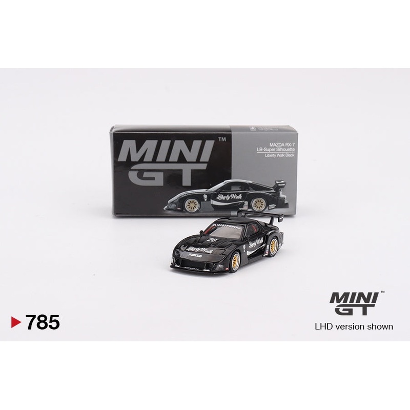 Mini GT - 1/64 MAZDA RX-7 LB-Super Silhouette Liberty Walk Black