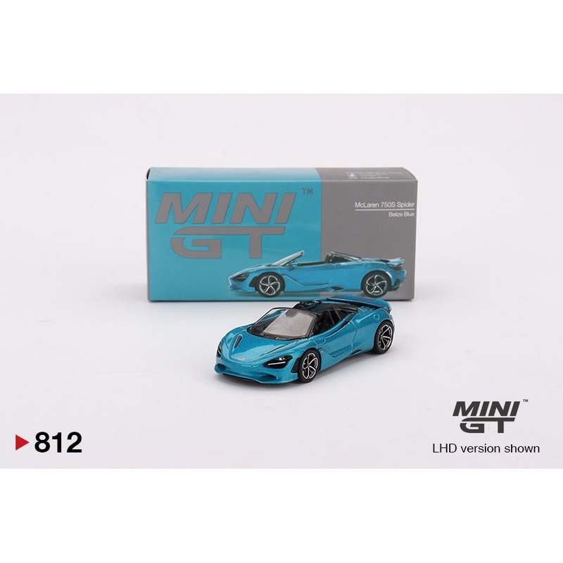 Mini GT - 1/64 McLaren 750S Spider (Belize Blue)