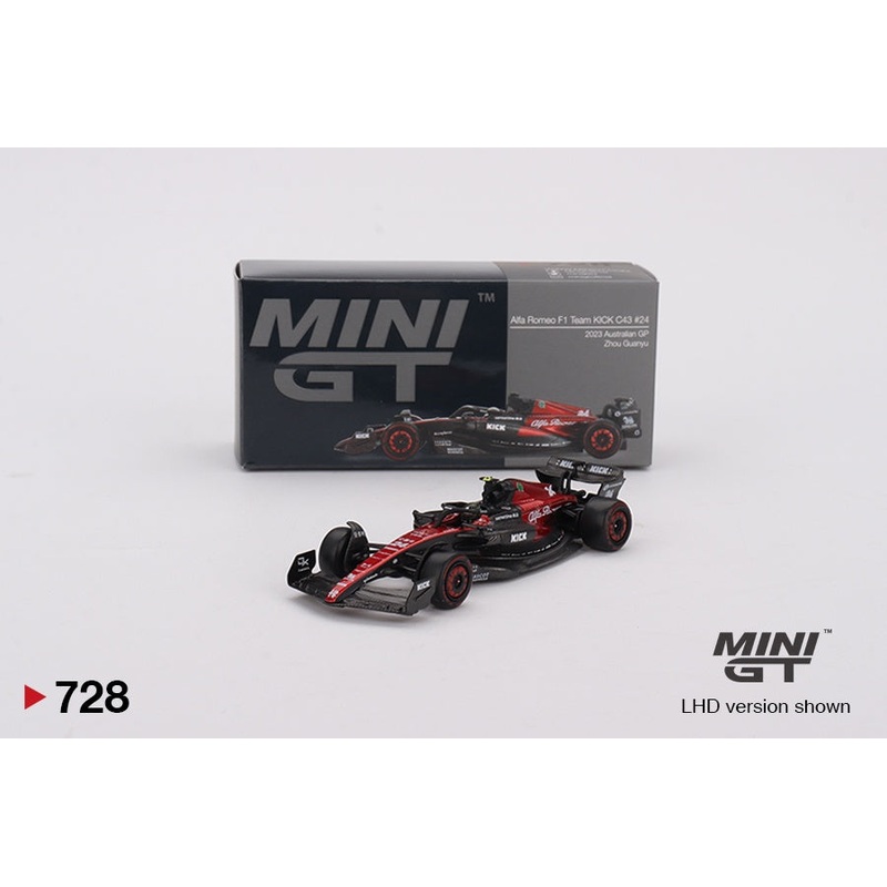 Mini GT - 1/64 Alfa Romeo F1 C43 #24 Z.Guanyu 2023