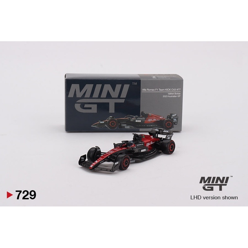Mini GT - 1/64 Alfa Romeo F1 C43 #77 V. Bottas 2023