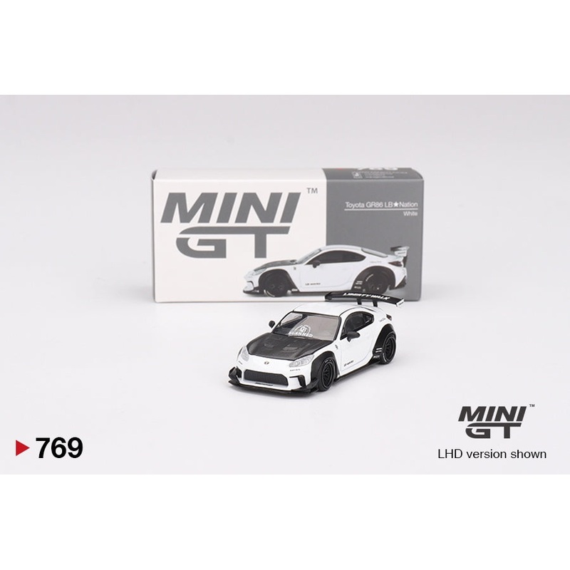Mini GT - 1/64 Toyota GR86 LB-Nation (White)