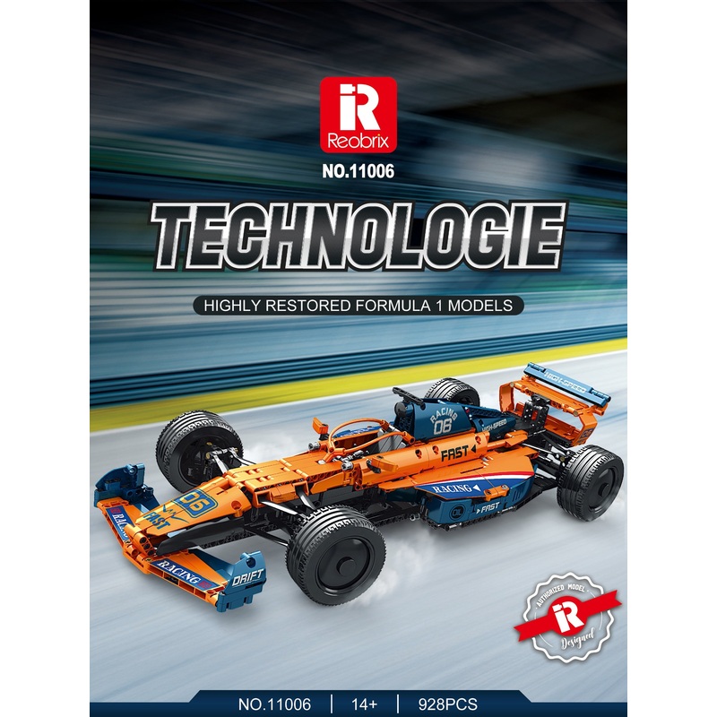 Reobrix - 1/8 F1 Static Edition (928pcs) 11006