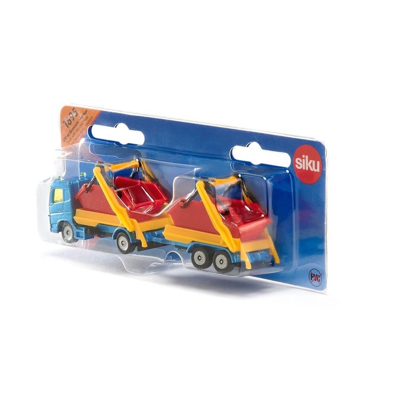 Siku - Truck w/ Skip & Trailer