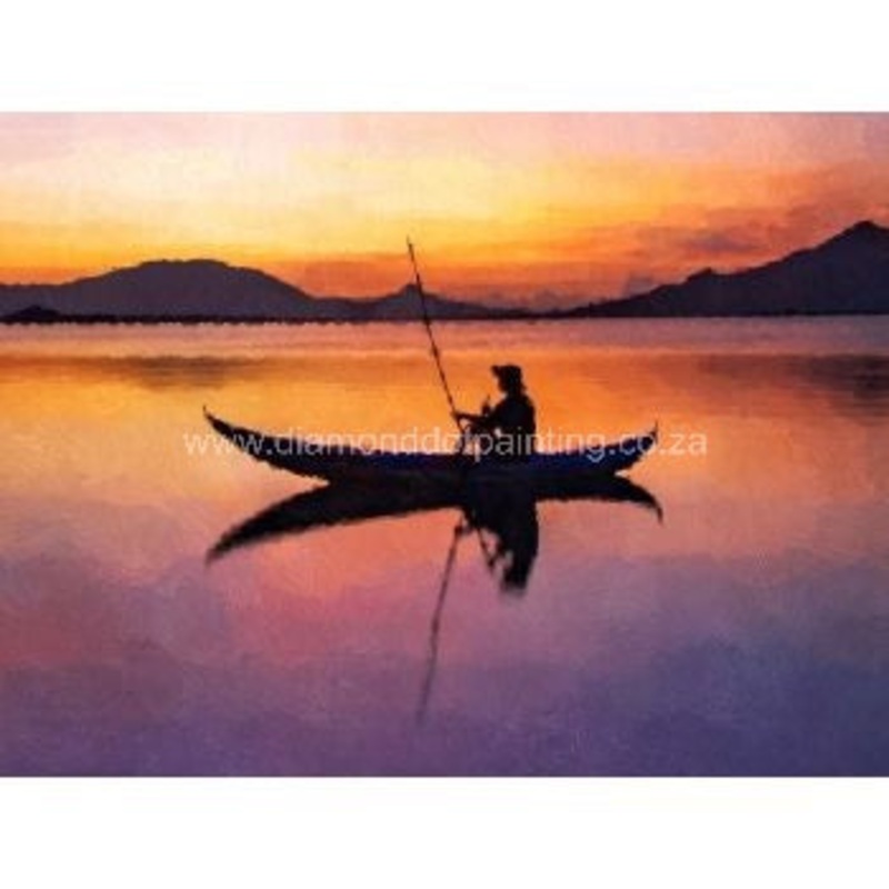 Diamond-Dot - DDP0668 - Sunrise Fishing (40x30) Full