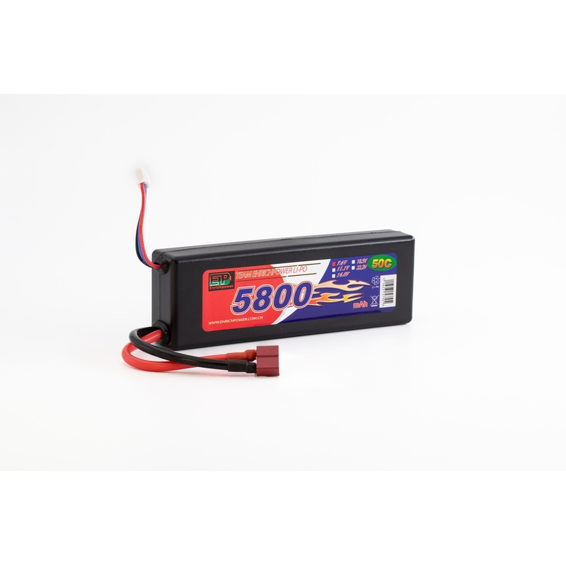 Enrichpower - 7.4V Battery 5800mAH Lipo 50C (Deans)