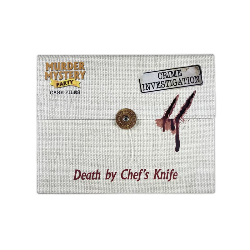 Murder Mystery Party Case Files - Death by Chef's Knife