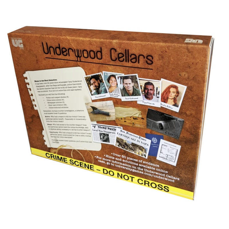Murder Mystery Party Case Files - Underwood Cellars