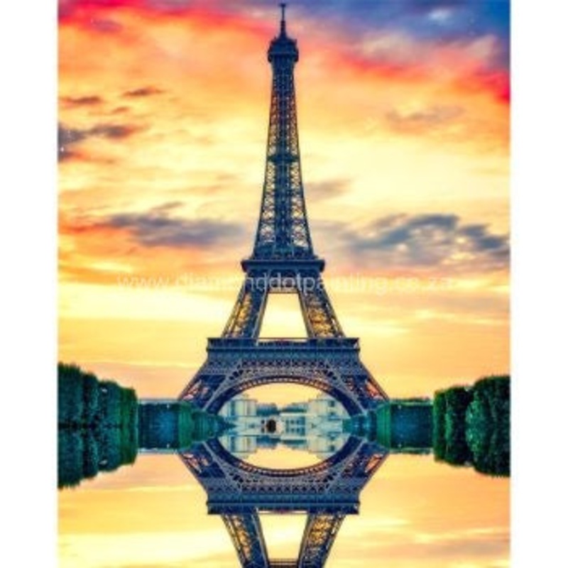 Diamond-Dot - DDP0456 - Eiffel at Sunset (40x50) Full