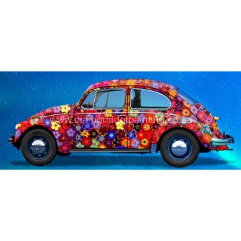 Diamond-Dot - DDP0708A - Red Flower Bug (70x30) Full