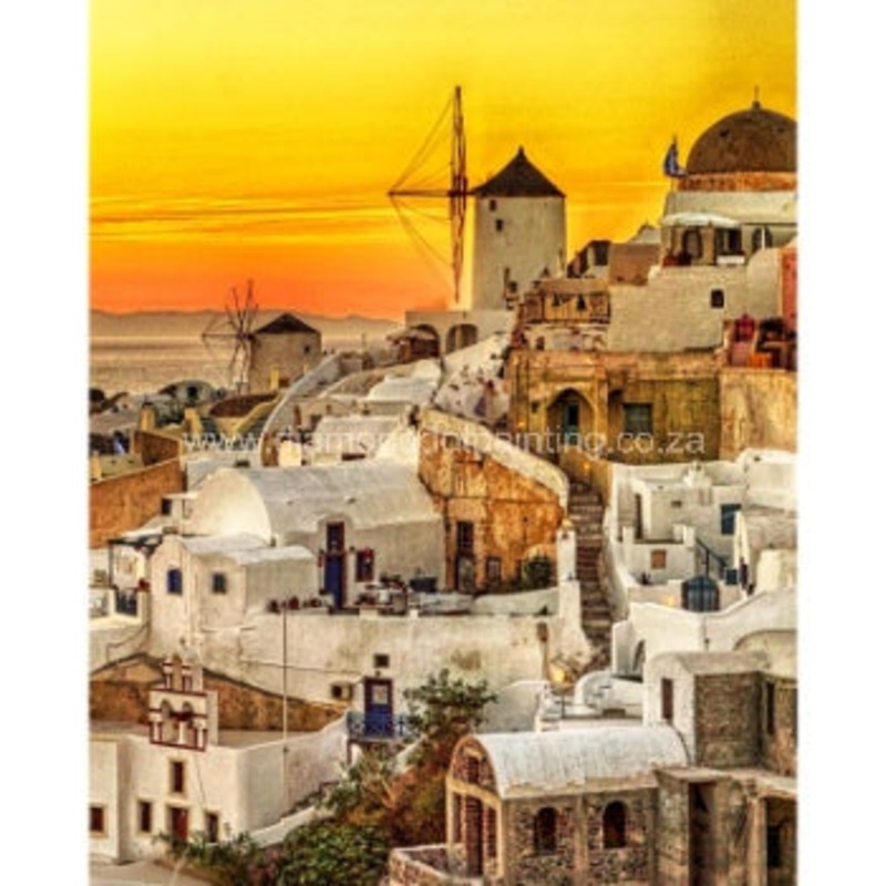 Diamond-Dot - DDP0866 - Windmills of Oia (40x50) Full