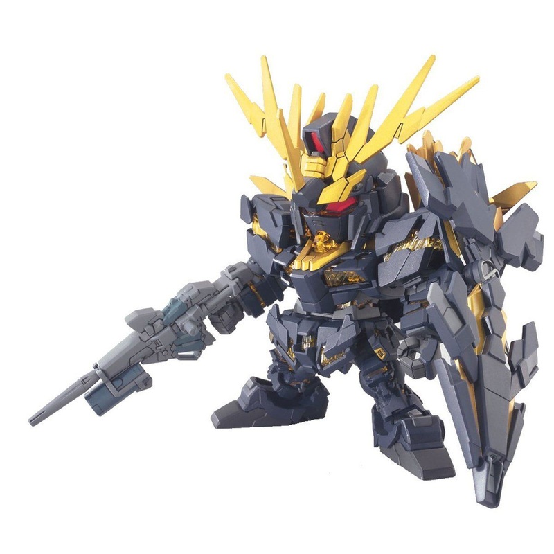 Bandai BB380 2 Banshee Super Deformed Gundam Unicorn