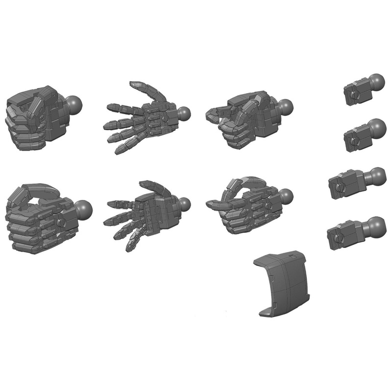 Bandai Builder's Parts HD 1/144 MS Hand 02 Zeon Type D