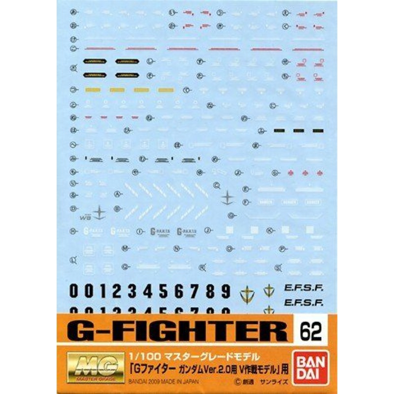 Bandai MG 1/100 G-Fighter decals