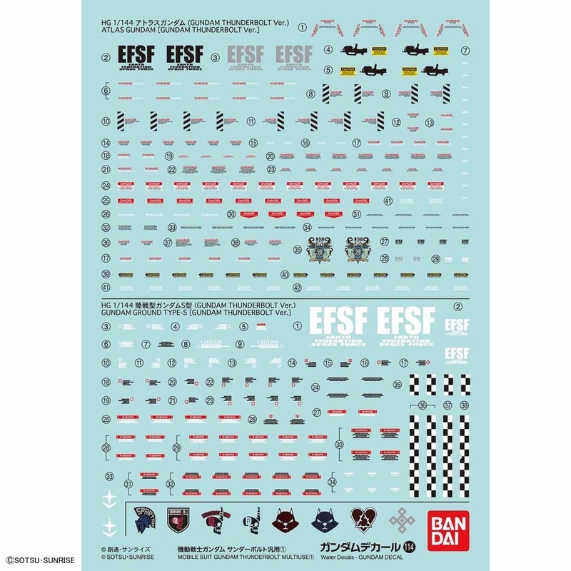 Bandai No. 114 Mobile Suit Gundam Thunderbolt General Pu