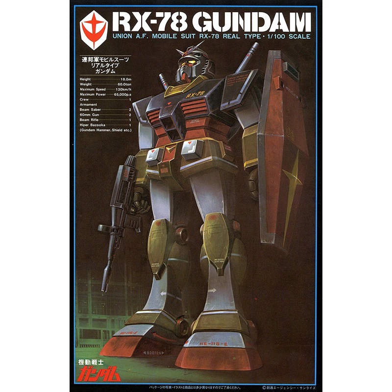 Bandai RX-78 Gundam Real Type 1/100