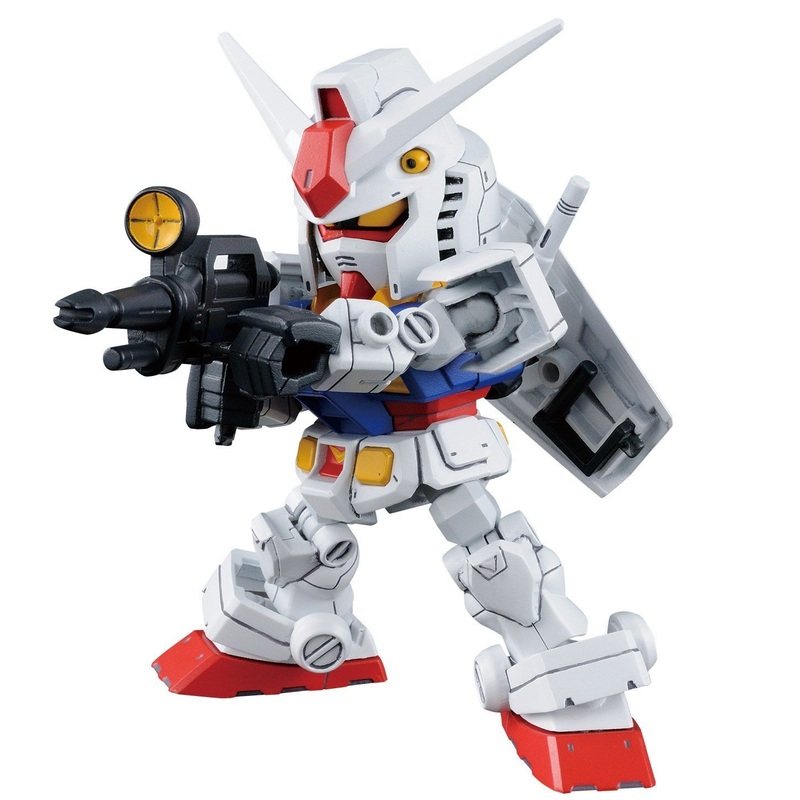 Bandai SD CS RX-78-2GUNDAM & CROSS SILHOUETTE FLAME SET